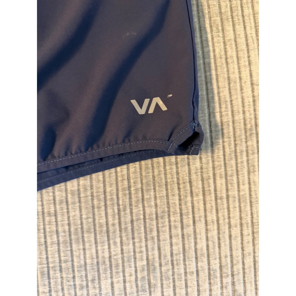 RVCA Sport Mens Navy Blue Athletic Gym Training Shorts Size Medium - Picture 4 of 7